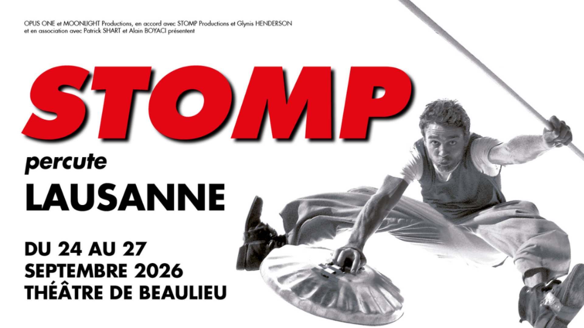 Gagnez 2 places pour STOMP à Lausanne