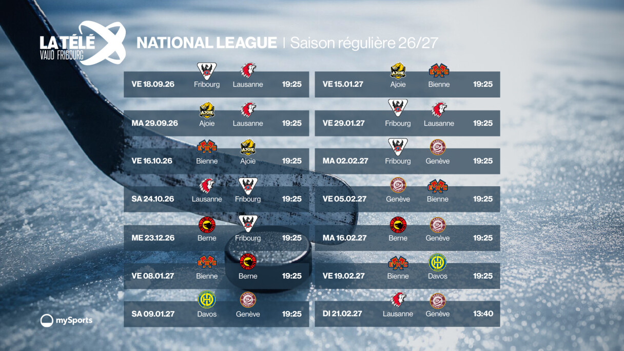 Matchs saison régulière 26/27