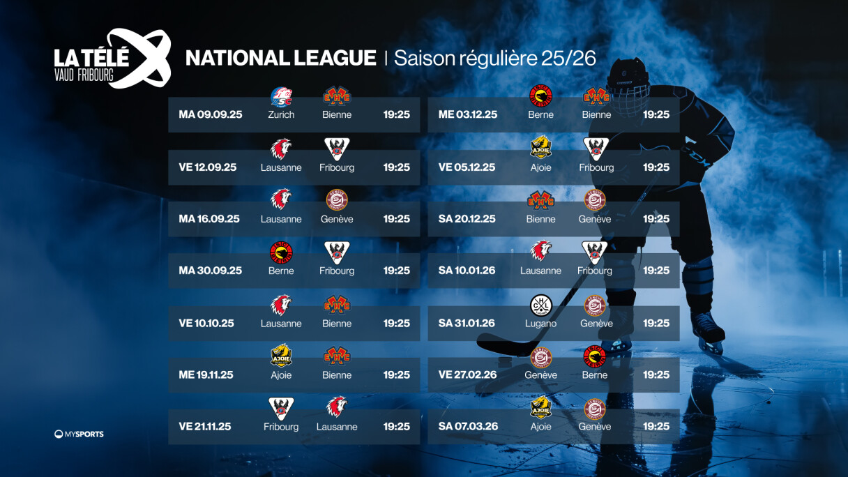 Les matchs de la saison 25/26